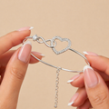 To My Daughter — Infinity Heart Bracelet | Elegant Jewelry Gift from Parents
