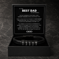 Personalized Dad Bracelet – Custom Engraved Gift for Dad | Father's Day Gift, Birthday Gift