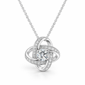 To My Soulmate — Love Knot Necklace | Romantic Jewelry Gift for Girlfriend or Wife
