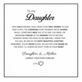 To My Daughter — Infinity Heart Bracelet | Elegant Jewelry Gift from Parents