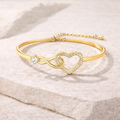 To My Daughter — Infinity Heart Bracelet | Elegant Jewelry Gift from Parents