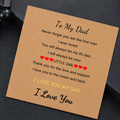 Personalized Dad Bracelet – Custom Engraved Gift for Dad | Father's Day Gift, Birthday Gift