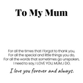 To My Mom — Infinity Heart Bracelet | Elegant Jewelry Gift for Mother